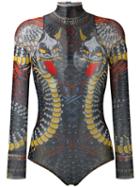 Dsquared2 Tattoo Body, Women's, Size: Large, Black, Polyamide/spandex/elastane