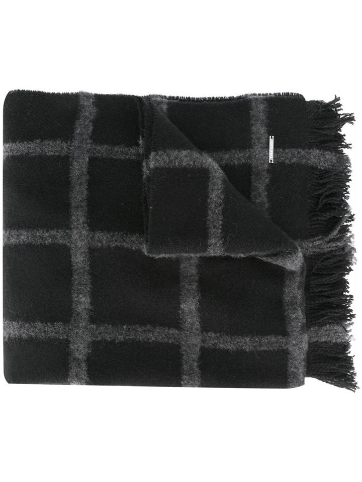 Diesel 'salaty' Scarf, Adult Unisex, Black, Polyamide/wool