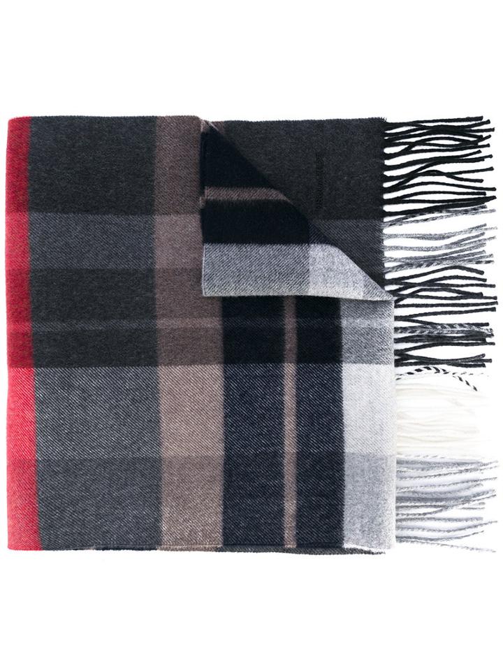 Dsquared2 - Tartan Scarf - Men - Virgin Wool - One Size, Grey, Virgin Wool
