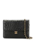 Chanel Pre-owned Flap Chain Shoulder Bag - Black