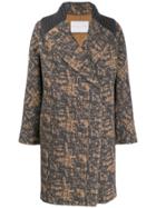 Fabiana Filippi Concealed Wrap Coat - Brown