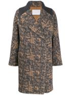 Fabiana Filippi Concealed Wrap Coat - Brown