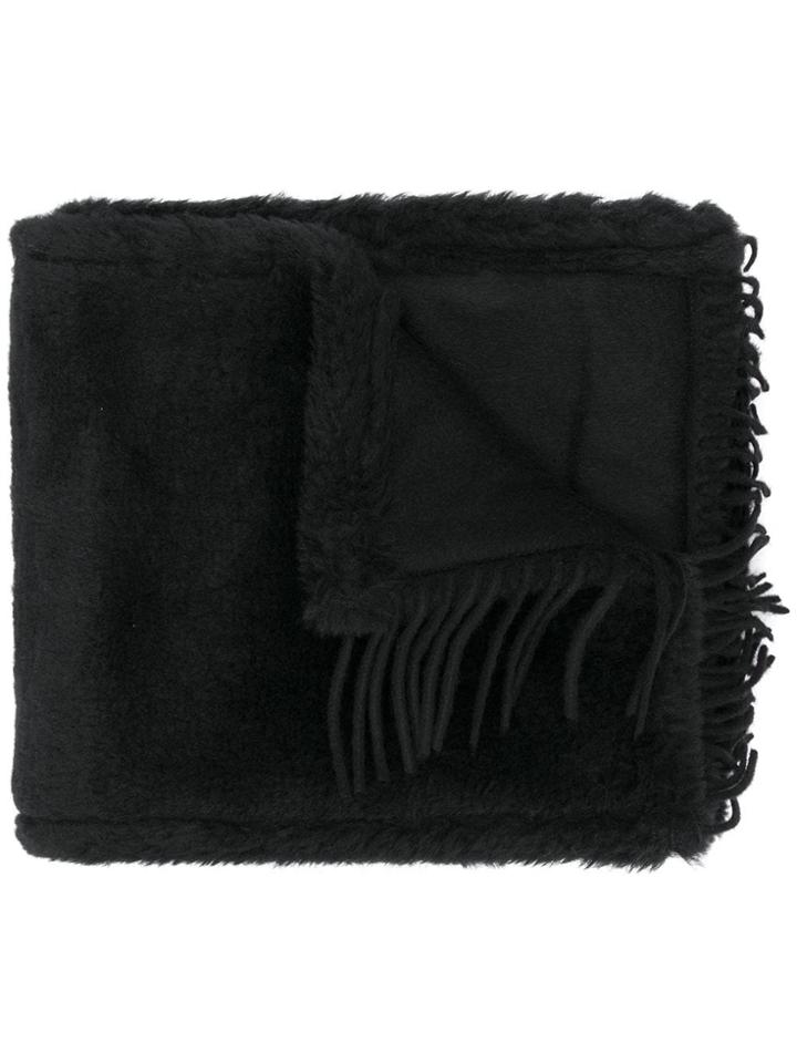Max Mara Max Mara 45460784000 003 Black Leather/fur/exotic