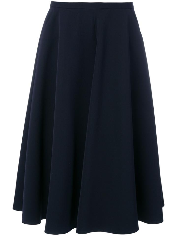 Aspesi Pleated Midi Skirt - Blue