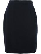 Moschino Vintage Pencil Skirt, Size: 42, Black