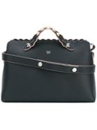 Fendi - Metallic Embellished Shoulder Bag - Women - Leather - One Size, Women's, Blue, Leather