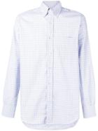 Canali Micro-check Shirt - White