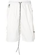 Represent Drawstring Cargo Shorts - White