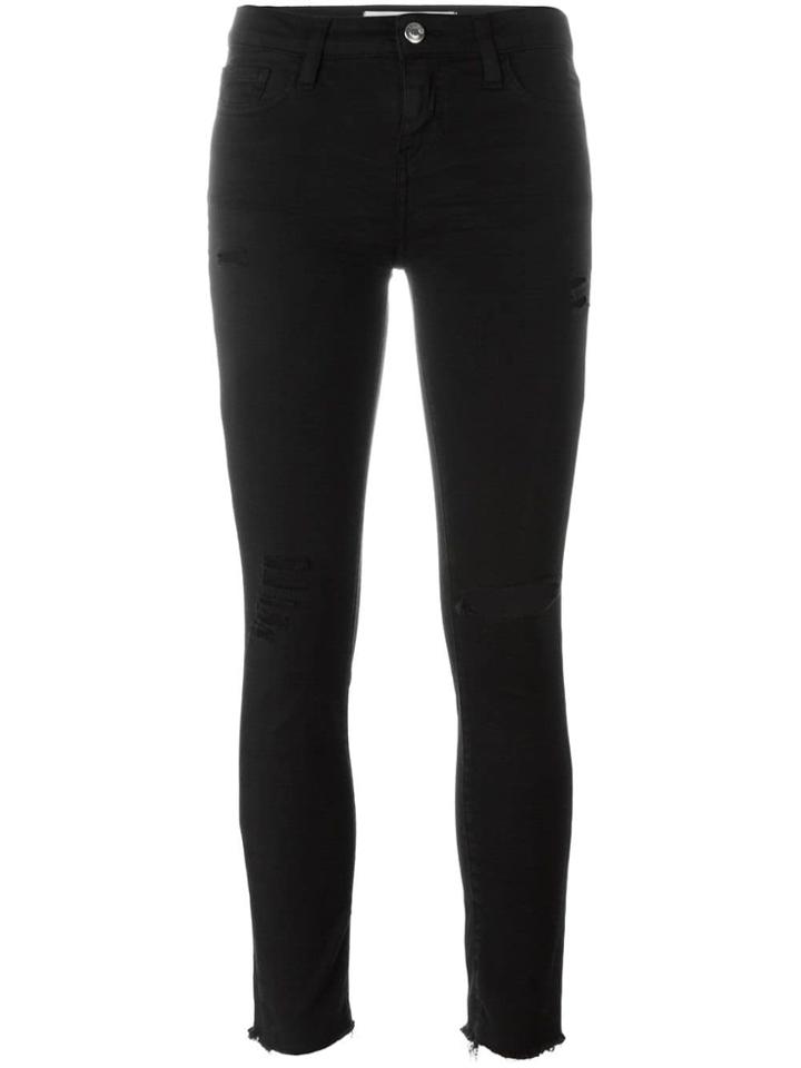 Iro Distressed Skinny Jeans - Black