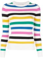 Joostricot Striped Sweater - White