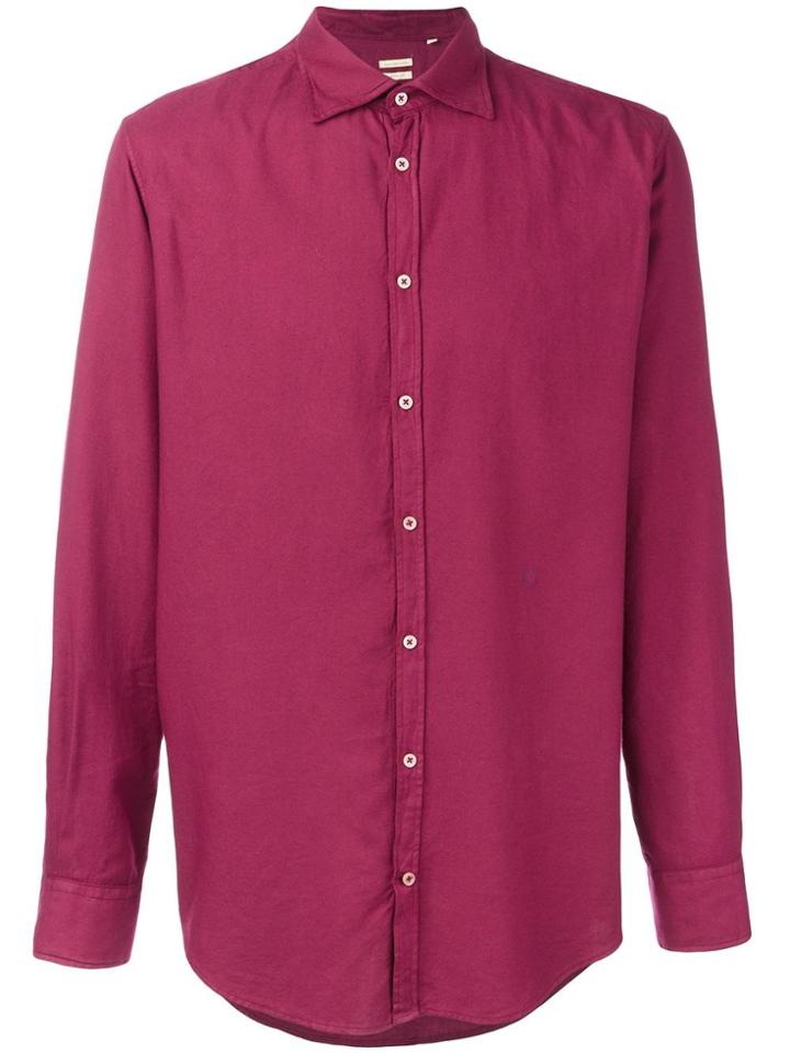 Massimo Alba Classic Shirt - Pink & Purple