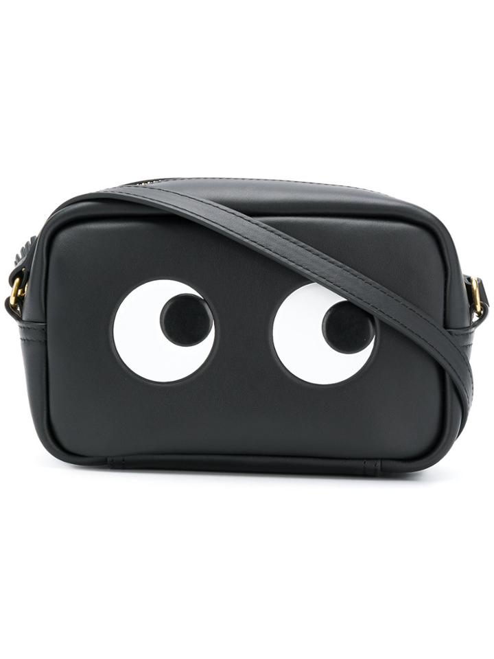Anya Hindmarch Eyes Crossbody Bag - Black