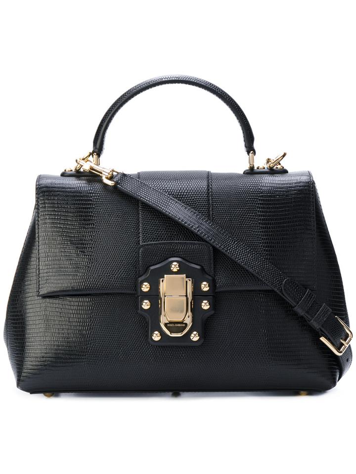 Dolce & Gabbana Lucia Satchel - Black