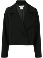Bianca Spender Cropped Double Breasted Jacket - Black