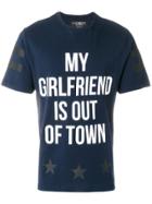 Hydrogen Print Short Sleeve T-shirt - Blue