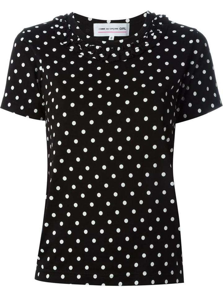 Comme Des Garçons Girl Polka-dot T-shirt
