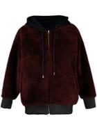 Liska Hooded Zipped Jacket - Red