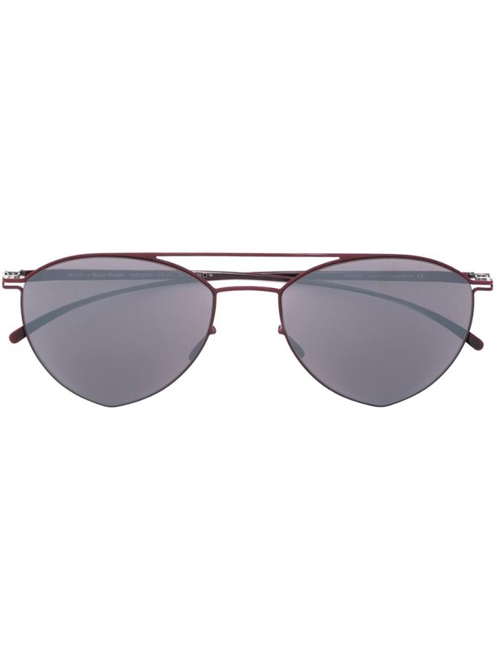 Mykita Mykita X Maison Margiela 'mmesse010' Sunglasses - Red