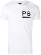 Ps Paul Smith Logo Print T-shirt - White