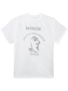 Off-white 'mirror' Print Sheer T-shirt, Men's, Size: Small, White, Silk