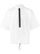 Dsquared2 Drawstring Hem Shirt, Men's, Size: 48, White, Cotton