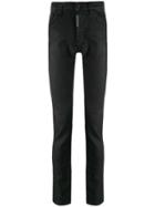Philipp Plein Logo Patch Slim Fit Jeans - Black
