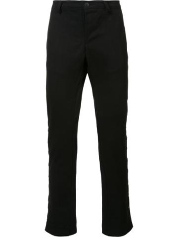 Black Fist Tapered Trousers
