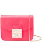 Furla - Chain Strap Shoulder Bag - Women - Calf Leather - One Size, Pink/purple, Calf Leather