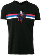 Iceberg - Superman Patch T-shirt - Men - Cotton/spandex/elastane - L, Black, Cotton/spandex/elastane