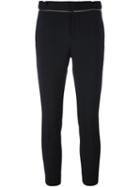 Dsquared2 Open Zip Detail Trousers, Women's, Size: 44, Black, Cotton/polyester/spandex/elastane/virgin Wool