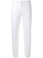 P.a.r.o.s.h. - Classic Tailored Trousers - Women - Cotton - Xs, White, Cotton