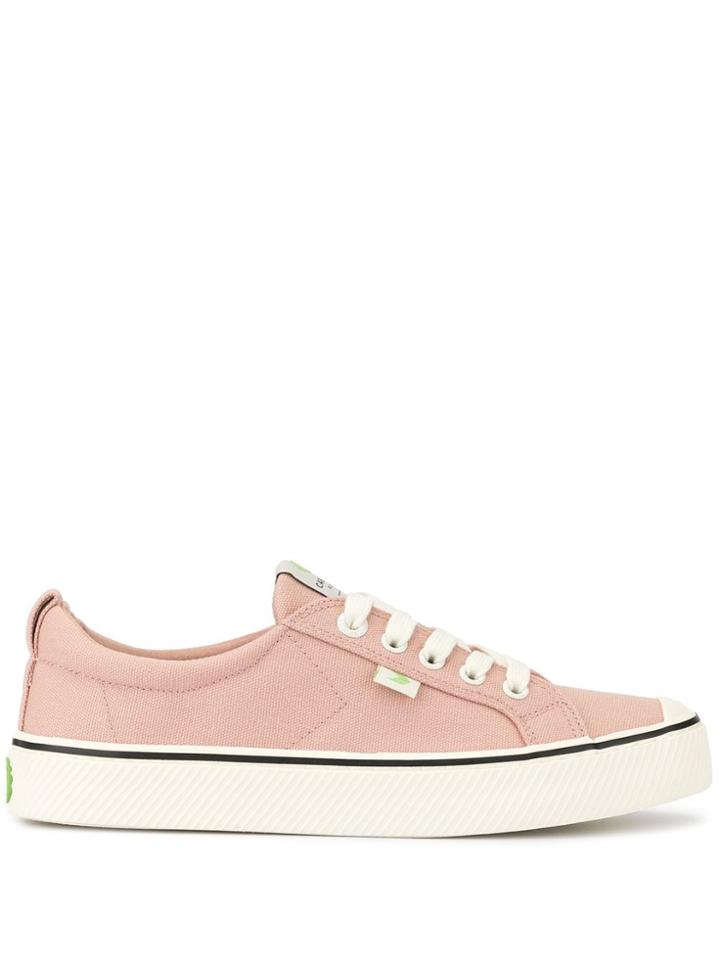 Cariuma Low Top Stripe Oca Sneakers - Pink