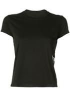 Rick Owens Drkshdw Embroidered Patch Fitted T-shirt - Black