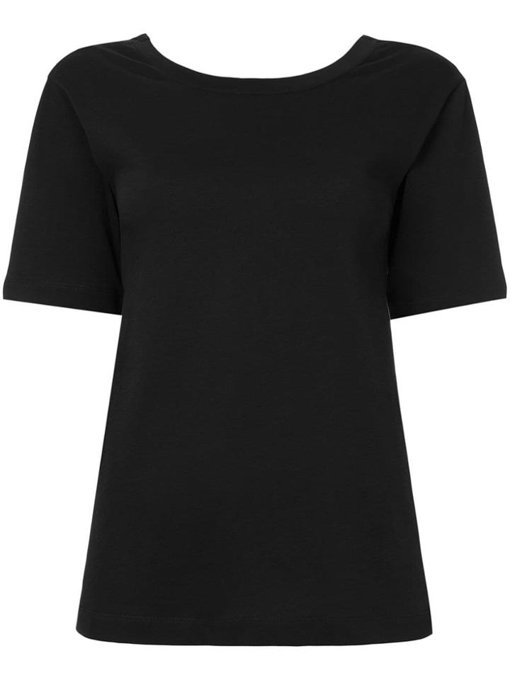 Ck Calvin Klein Sports Jersey V-back Top - Black