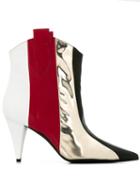 Marc Ellis Panelled Saloon Boots - Red