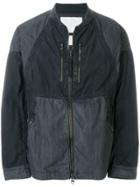 White Mountaineering Panelled Shirt Jacket - Black