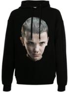 Ih Nom Uh Nit Printed Face Hoodie, Men's, Size: Xl, Black, Cotton