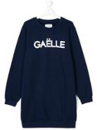 Gaelle Paris Kids Logo Print Sweatshirt - Blue