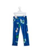 Chloé Kids Floral Print Trousers, Girl's, Size: 10 Yrs, Blue