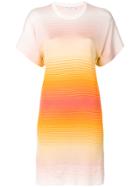 Sonia Rykiel Shortsleeved Tunic Dress - Yellow & Orange