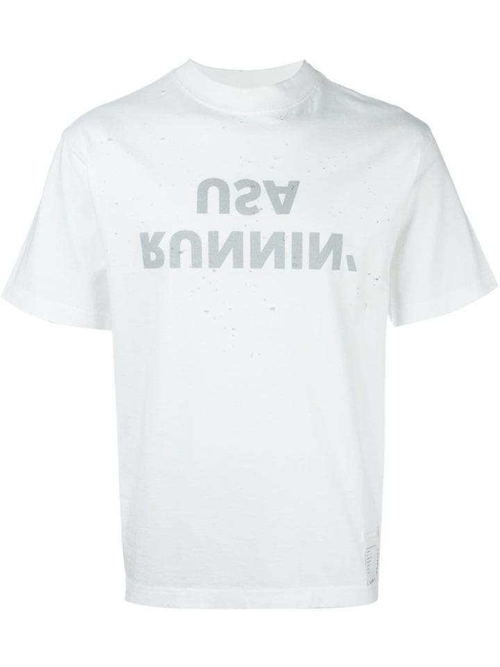 Satisfy 'runnin' Usa' T-shirt - White