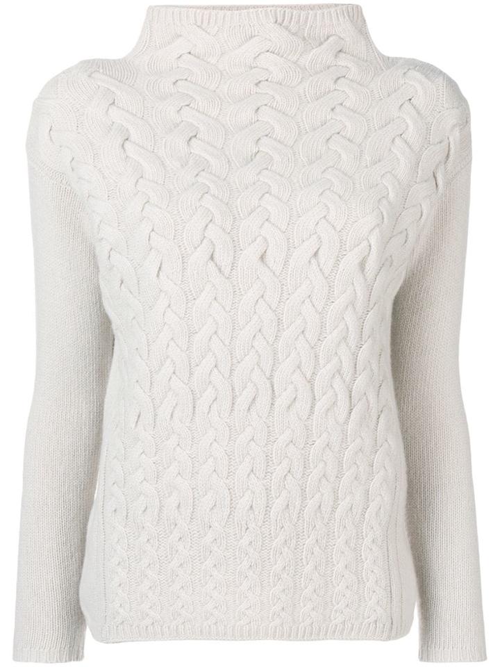 's Max Mara Cable Knit Jumper - Nude & Neutrals