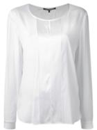Luisa Cerano Collar Detail Blouse, Women's, Size: 36, Nude/neutrals, Silk/spandex/elastane