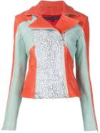 Dominic Louis Panelled Biker Jacket