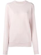 Round Neck Sweatshirt, Women's, Size: Medium, Pink/purple, Cotton, Rick Owens Drkshdw