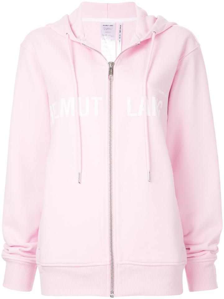 Helmut Lang Logo Hoodie - Pink & Purple