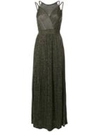 M Missoni Long Pleated Dress - Black