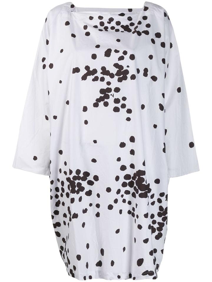 Daniela Gregis Oversized Short Dress - White
