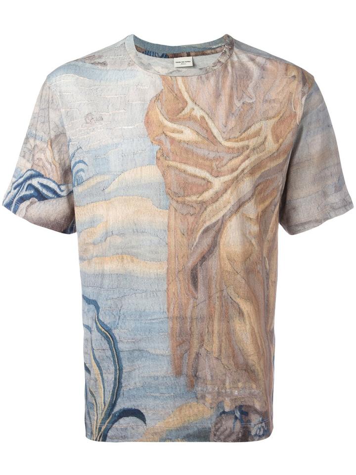 Dries Van Noten Landscape Print T-shirt, Men's, Size: Small, Cotton