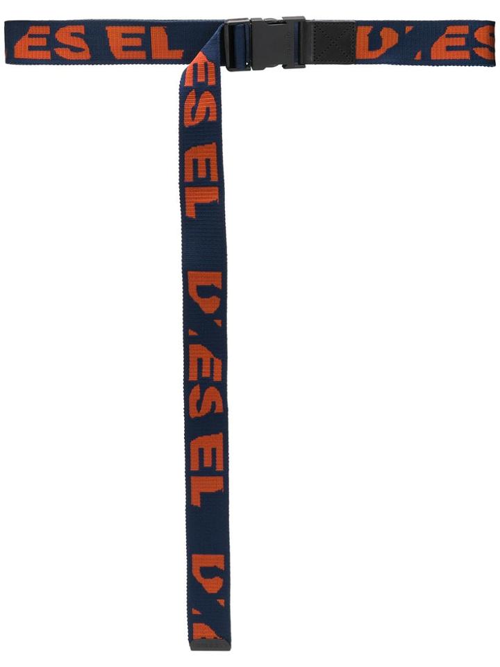 Diesel Logo Belt - Blue